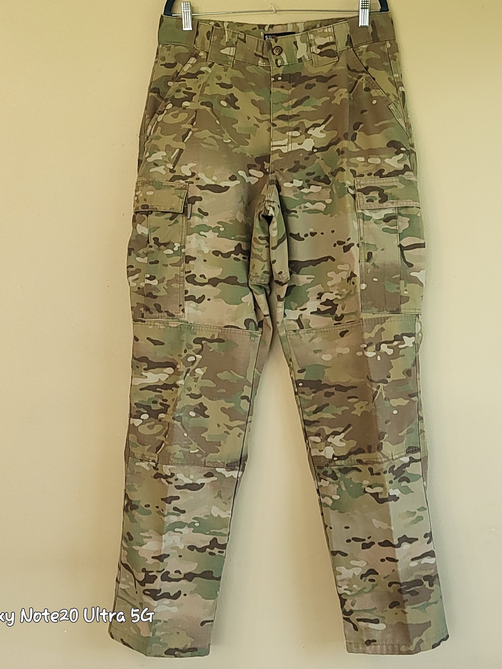 5.11 Tactical Men's MultiCam TDU Cargo Pants Large Long Camo 74350 Like New